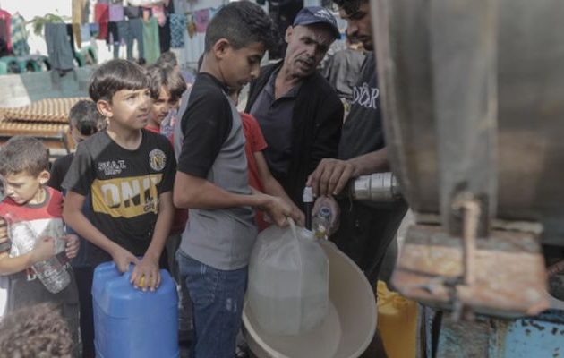 Η Γάζα ξεμένει από νερό – Οι μονάδες επεξεργασίας λυμάτων δεν λειτουργούν