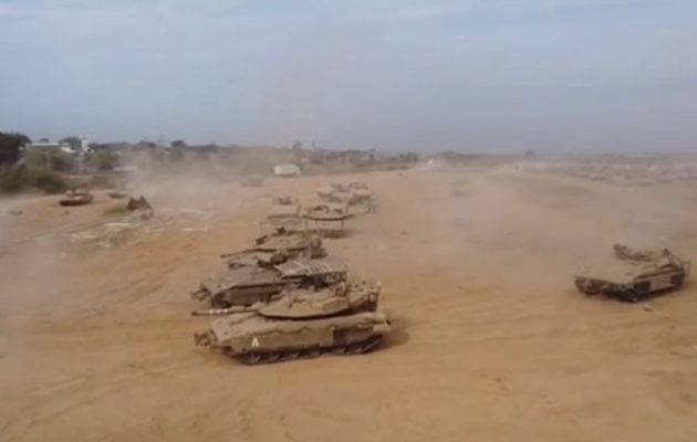 Από το Σάββατο 28/10 ο ισραηλινός στρατός επιχειρεί μέσα στη Λωρίδα της Γάζας (βίντεο)