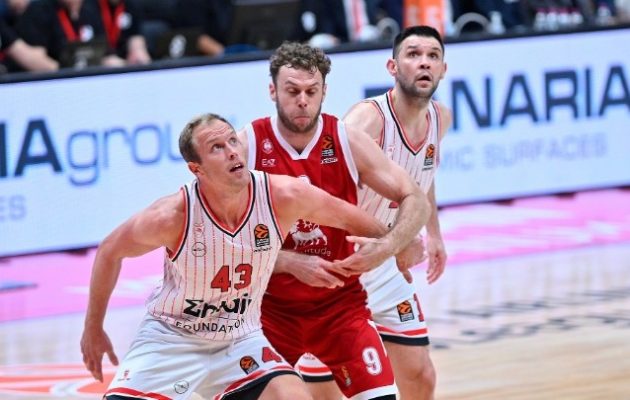 Έμεινε από δυνάμεις ο Ολυμπιακός στο Μιλάνο 65-53 από την Αρμάνι