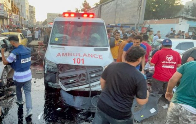 Ισραήλ (IDF): Χτυπήσαμε το ασθενοφόρο γιατί μετέφερε όπλα και τρομοκράτες της Χαμάς
