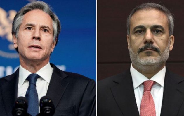 Ο Μπλίνκεν πάει Τουρκία την Παρασκευή για να συζητήσει με Φιντάν για τη Συρία