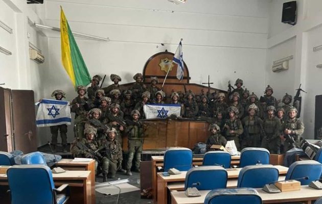 Ο στρατός του Ισραήλ ανατίναξε το Κοινοβούλιο της Γάζας