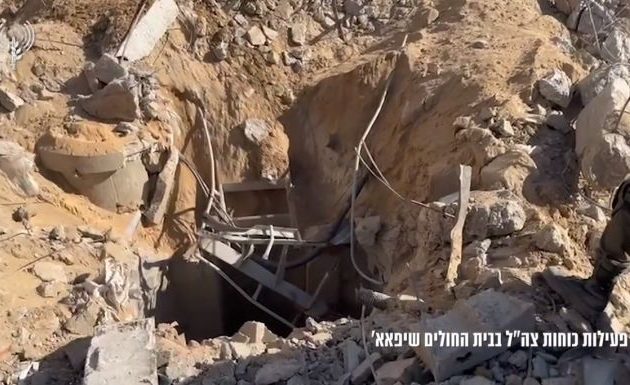 Γάζα: Φρεάτιο τούνελ και όπλα στο Αλ Σίφα, λένε οι IDF