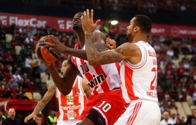 Euroleague: Σπουδαία νίκη του Ολυμπιακού 88-83 τον Ερυθρό Αστέρα