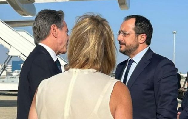 Χριστοδουλίδης για συνάντηση με Μπλίνκεν: Συζητήθηκε η πρωτοβουλία μας για τη Γάζα