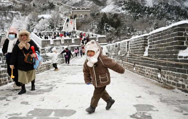 Στην Κίνα κρύο ρεκόρ -40°C και ρεκόρ εκπομπών CO2