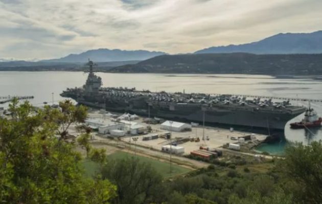 Στη Σούδα το αμερικανικό αεροπλανοφόρο «USS Gerald Ford»