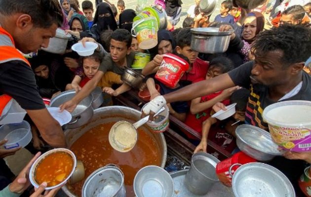 Ο πληθυσμός της Γάζας απειλείται από λιμό