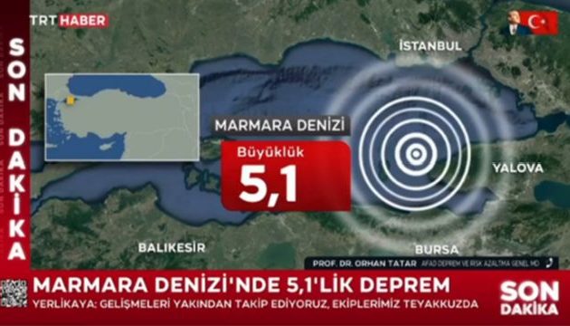 Λέκκας στην ΕΡΤ για σεισμό 5,1 Ρίχτερ στην Τουρκία: «Δεν ξέρουμε ακόμα αν είναι κύριος»