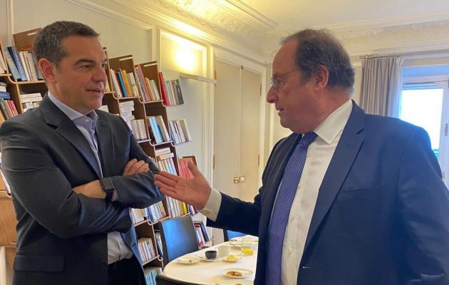 Αλ. Τσίπρας: Συνάντηση με Φρανσουά Ολάντ στο Παρίσι – Τι συζήτησαν