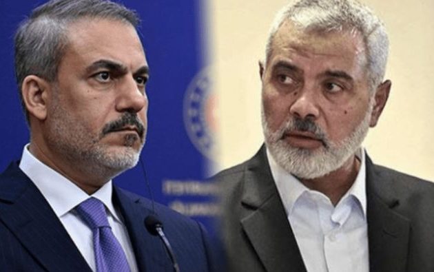 Ο αρχιτζιχαντιστής της Χαμάς Ισμαήλ Χανίγιε συναντήθηκε με τον Κούρδο ΥΠΕΞ της Τουρκίας το Σάββατο