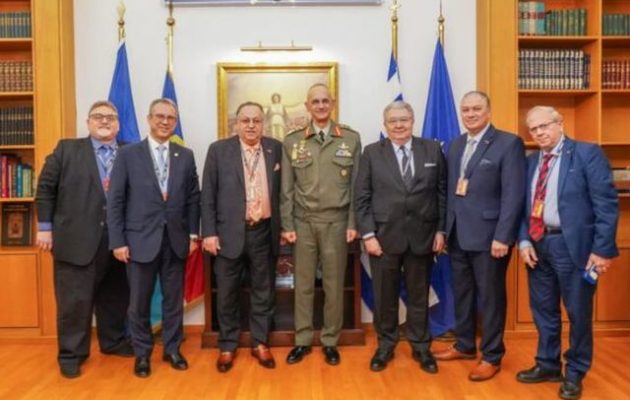 Ο Χούπης συναντήθηκε με την ηγεσία της AHEPA – Τους ομογενείς συνόδευσε ο Χρυσουλάκης