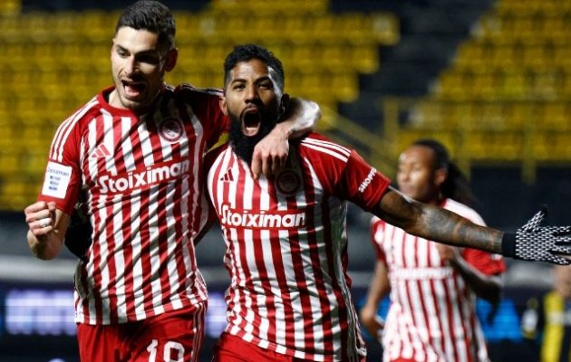 «Καθάρισε» στο «Βικελίδης» ο Ολυμπιακός 2-1 τον Άρη