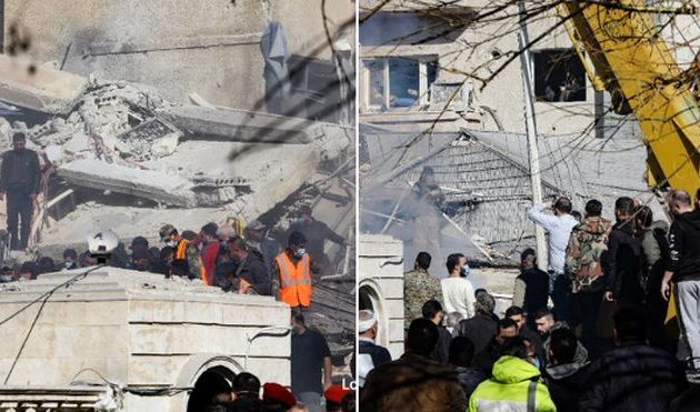 Το Ιράν απειλεί το Ισραήλ με αντίποινα για την ισοπέδωση κτιρίου στη Δαμασκό με νεκρούς Ιρανούς πράκτορες