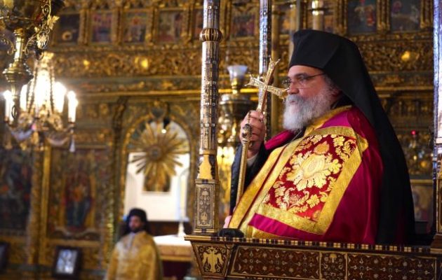 Χοροστασία του Μητροπολίτου Ταμασού και Ορεινής στον Πάνσεπτο Πατριαρχικό Ναό