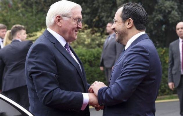 Σταϊνμάγερ σε Χριστοδουλίδη: «Χρειαζόμαστε έναν λόγιο ηγέτη [σαν κι εσένα] που μπορεί να οραματιστεί ένα καλύτερο μέλλον»