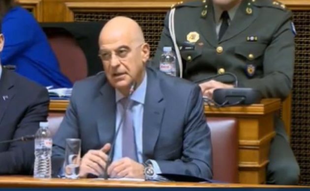 Ο Νίκος Δένδιας προειδοποίησε για την Τουρκία: «Ανησυχώ όταν έχω 100 εκατομμύρια δίπλα μου, να διαφωνούν με το Διεθνές Δίκαιο»