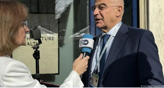 Νίκος Δένδιας στη Deutsche Welle: «Η Ελλάδα δέχεται πλήρως το δικαίωμα του Ισραήλ στην αυτοάμυνα»