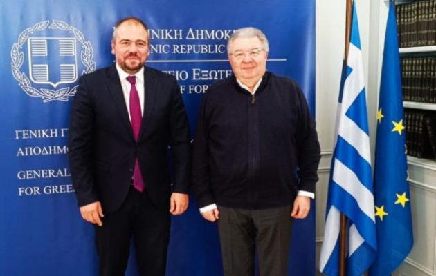 Συνάντηση Φίλιππου Φόρτωμα με τον Γενικό Γραμματέα Απόδημου Ελληνισμού και Δημόσιας Διπλωματίας, κ. Ιωάννη Χρυσουλάκη