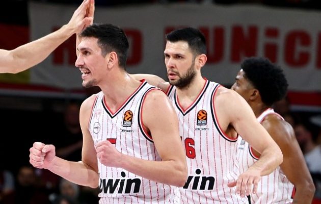 Euroleague: Μεγάλο «διπλό» από τον Ολυμπιακό στο Μόναχο – 76-72 τη Μπάγερν