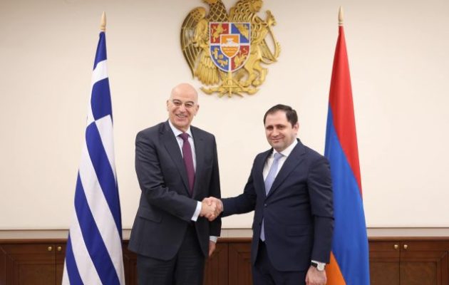 Ο Νίκος Δένδιας μίλησε για συμμαχία Ελλάδας-Αρμενίας-Ινδίας και Γαλλίας