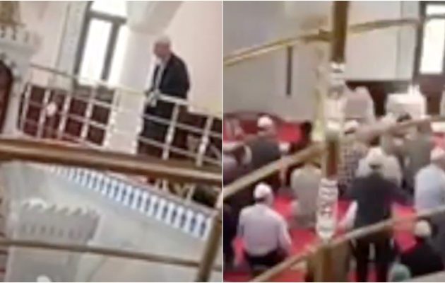 Ξάνθη: Οι Έλληνες μουσουλμάνοι πέταξαν έξω από τζαμί τον ψευτομουφτή (βίντεο)