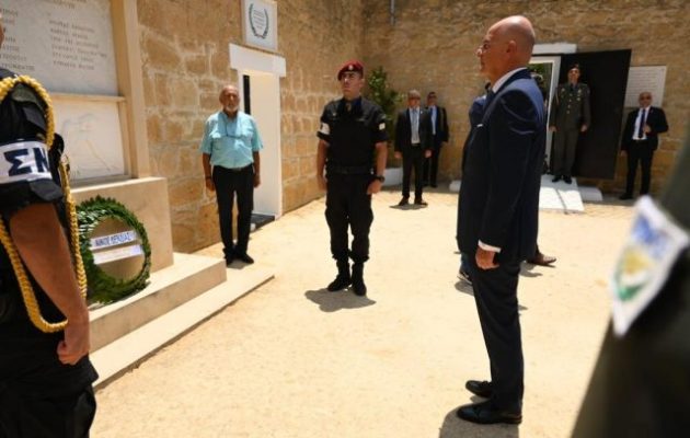 Ο Νίκος Δένδιας για την επέτειο έναρξης του εθνικοαπελευθερωτικού αγώνα της ΕΟΚΑ: «Η Κύπρος δεν κείται μακράν»