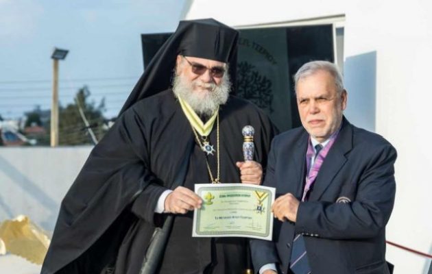 Το Σώμα Προσκόπων Κύπρου τίμησε τον Μητροπολίτη Ταμασού και Ορεινής