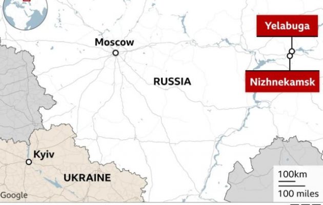 Ουκρανία: Δεκατρείς τραυματίες σε επίθεση ουκρανικών drone 1.000 χιλιόμετρα μέσα στη Ρωσία