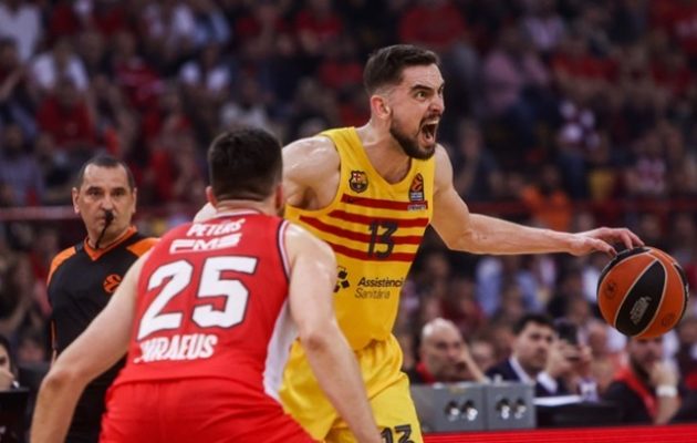 Ολυμπιακός έχασε από την Μπαρτσελόνα 82-80  –  Διαιτητικό σφύριγμα σε νεκρό χρόνο