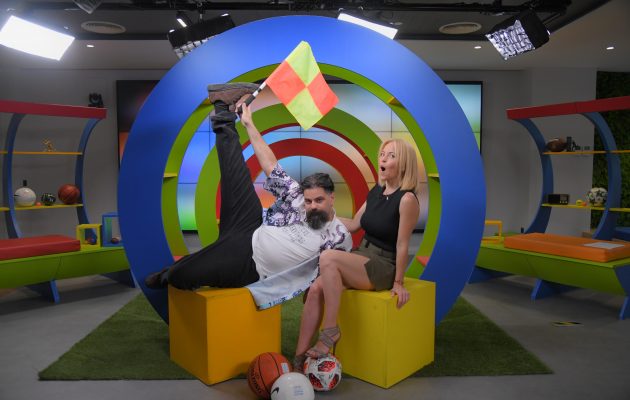 Ο Θανάσης Πασσάς κάνει Yoga στο ΟΠΑΠ Game Time πριν τον μεγάλο τελικό του Ολυμπιακού