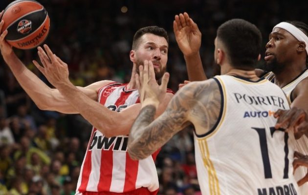 Euroleague: Δεν τα κατάφερε ο Ολυμπιακός, έχασε 87-76 από τη Ρεάλ και έμεινε εκτός τελικού