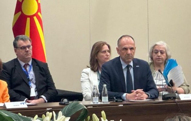 Γεραπετρίτης από Σκόπια: «Αποχή από τη διχαστική ρητορική και τις μονομερείς ενέργειες»