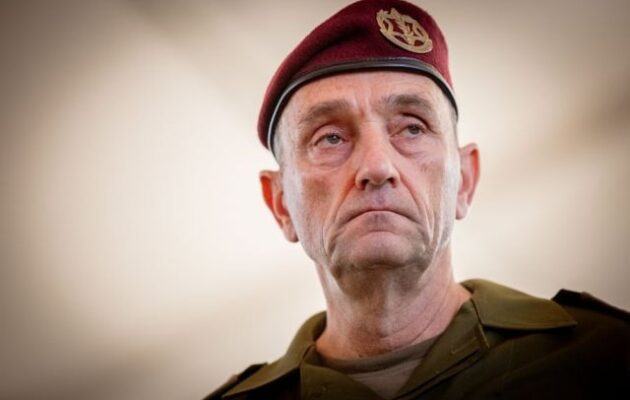 Αρχηγός των IDF Χέρτζι Χαλέβι: Προετοιμαστείτε για πόλεμο στην Ιουδαία και στη Σαμάρεια