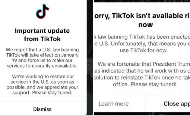 TikTok: Έπεσε «μαύρο» στους χρήστες των ΗΠΑ – «Ο πρόεδρος Τραμπ δήλωσε πως θα εργαστεί για τη λύση»