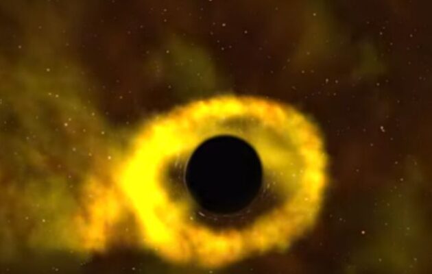 Αστρονόμοι είδαν μαύρη τρύπα να «τρώει» ένα άστρο, αλλά να της «ξεφεύγει» ένα άλλο