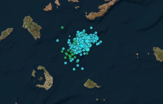 Νέος σεισμός 4,8 Ρίχτερ ανοιχτά της Αμοργού