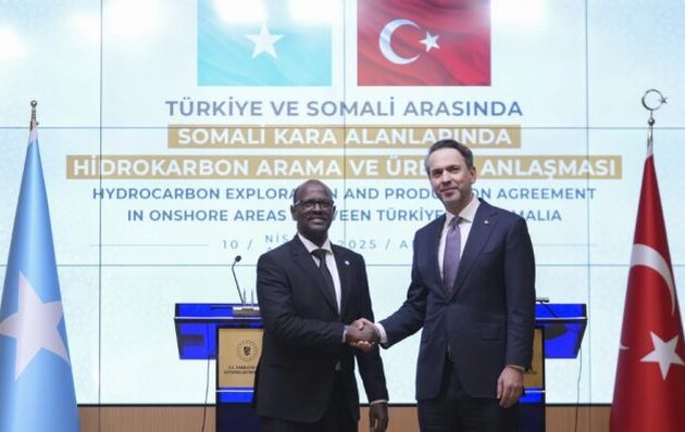 Η Τουρκία και η Σομαλία υπέγραψαν συμφωνία για την εξερεύνηση υδρογονανθράκων στην ξηρά