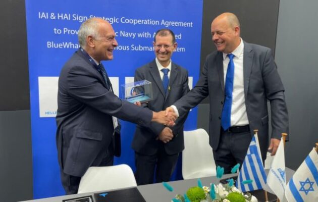 DEFEA2025: Η Ελλάδα ενισχύει το Ναυτικό της με ισραηλινή τεχνολογία – Μνημόνιο για το αυτόνομο υποβρύχιο Blue Whale