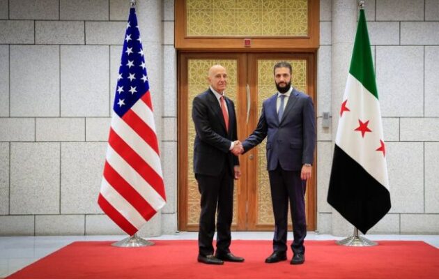 Ο Αμερικανός Απεσταλμένος στη Συρία προτρέπει για διάλογο Συρίας-Ισραήλ και αφαίρεση της Συρίας από τη λίστα τρομοκρατίας