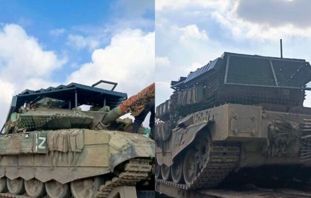 Ρωσία: Θόλος προστασίας στα τανκς ενάντια στα ντρόουν