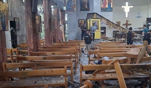 Η τζιχαντιστική οργάνωση Σαράγια Ανσάρ αλ-Σούννα ανέλαβε την ευθύνη για την επίθεση αυτοκτονίας στην Ελληνορθόδοξη εκκλησία στη Δαμασκό