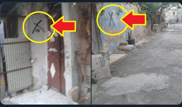 Δαμασκός: Οι τζιχαντιστές της «μεταβατικής κυβέρνησης» διώχνουν τους Αλαουίτες από τα σπίτια τους αφού πρώτα τα σημαδέψουν με ένα «Χ»