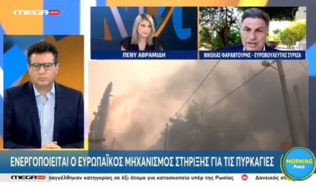 Φαραντούρης: «Η μισή Ελλάδα καίγεται – Γιατί δεν ενεργοποιήσαμε εγκαίρως τον ευρωπαϊκό μηχανισμό;»