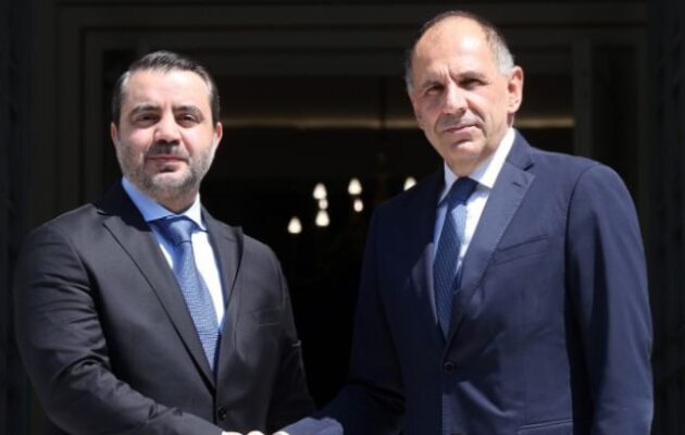 Λάνα Ζωχιού: Πιθανή μία τριμερής Ελλάδας, Κύπρου, Συρίας – Τι συζήτησαν ο Γεραπετρίτης κι ο τζιχαντιστής ΥΠΕΞ της Δυτ. Συρίας