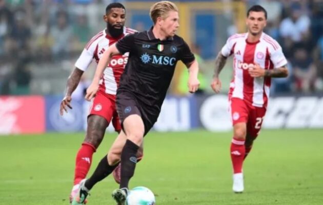 Φιλική ήττα του Ολυμπιακού 2-1 από την πρωταθλήτρια Ιταλίας Νάπολι