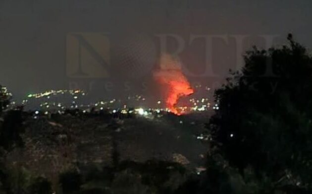Συρία: Οι Ισραηλινοί βομβάρδισαν υπό κατασκευή τουρκική στρατιωτική βάση στη Συρία απέναντι από την Κύπρο
