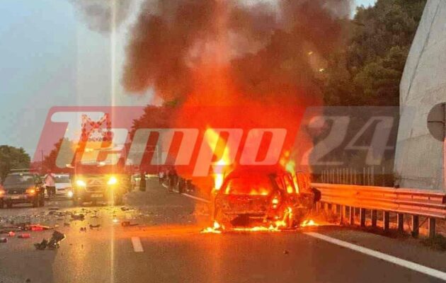 Αχαΐα: Σφοδρή σύγκρουση οχημάτων – Ένας νεκρός, δύο τραυματίες (βίντεο)