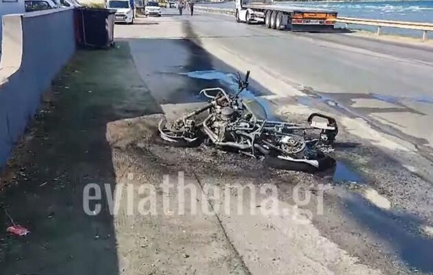 Χαλκίδα: Θανατηφόρο τροχαίο με θύμα 33χρονο οδηγό μοτοσικλέτας – Εκσφενδονίστηκε 150 μέτρα