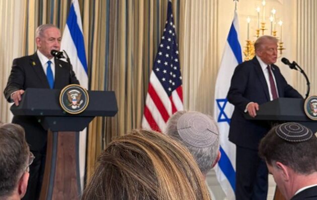  «Αιώνια Ειρήνη»: Τραμπ και Νετανιάχου συμφωνούν στο τελικό σχέδιο για τη Γάζα εν μέσω δραματικών ανακοινώσεων στον Λευκό Οίκο